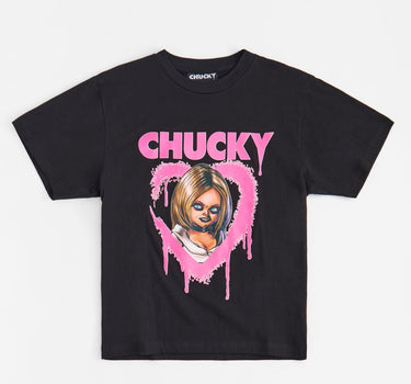 Women Chucky Tiffany Short Sleeve Tee - Black
