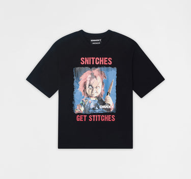 Chucky Snitches Graphic Tee - Black