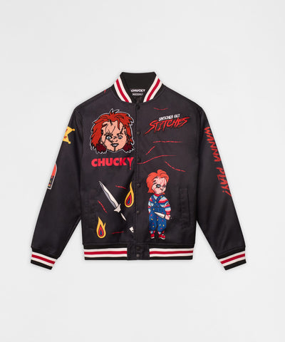 Chucky Varsity Jacket - Black