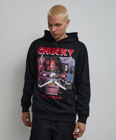 Chucky Wanna Play A Game Graphic Print Hoodie