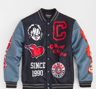 Scarface Money Power Respect Varsity Jacket - Black
