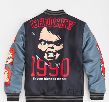 Chucky Nice Guy Varsity Jacket - Black