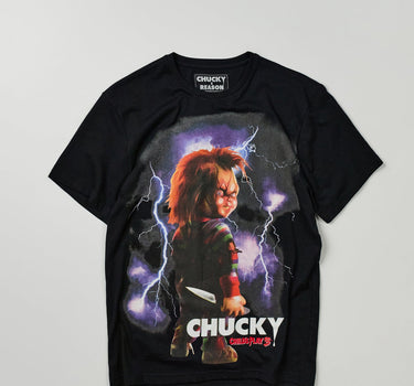 Chucky Bolts Short Sleeve Tee - Black