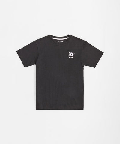 Crossbones Chenille Patch Short Sleeve Tee - Black
