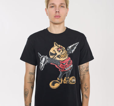 Mishka Cyco Bootleg Embroidered Short Sleeve Tee - Black