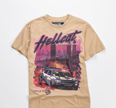 Dodge Hellcat Short Sleeve Tee - Khaki