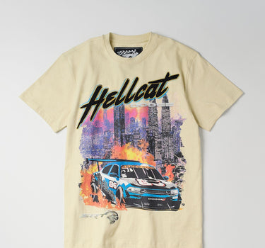 Dodge Hellcat Short Sleeve Tee - Khaki