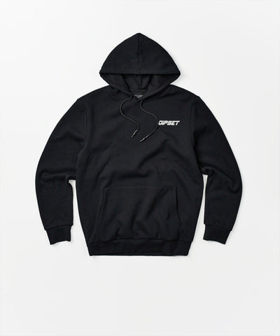 Eagle Back Print Hoodie - Black
