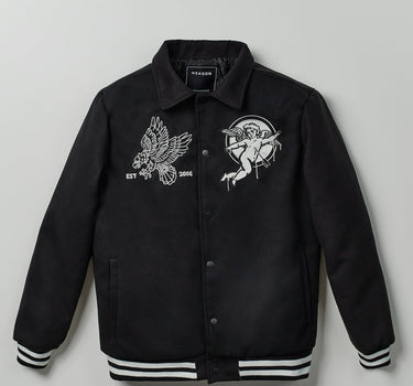 Cherub Varsity Jacket - Black