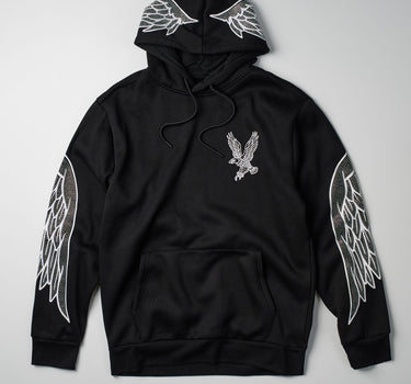 Kids Fly Higher Hoodie - Black