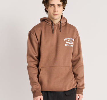 Support Local Graphic Long Sleeve - Brown