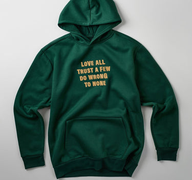 Kids Mini Love All Hoodie - Green