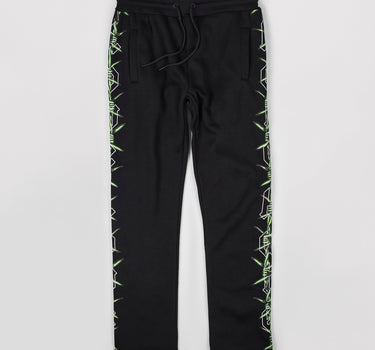 Anti Social Cherub Flare Fleece Pants - Black