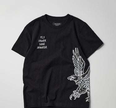 Kids Fly Higher Short Sleeve Tee - Black