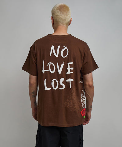 No Love Lost Short Sleeve Tee - Brown