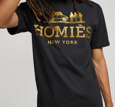 Homies Foil Short Sleeve Tee - Black