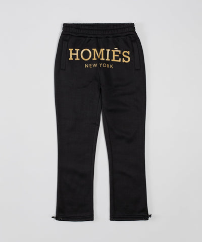 Kids Mini Homies Fleece Pants - Black
