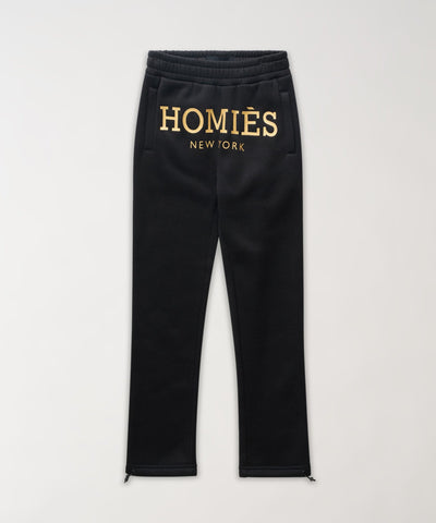 Kids Mini Homies Fleece Pants - Black
