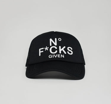 Given Print Trucker Hat - Black