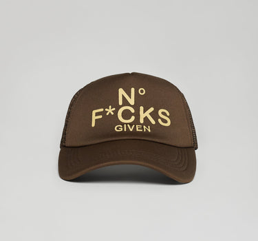 Given Print Trucker Hat - Brown