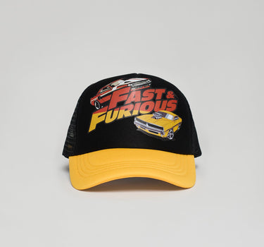 Given Print Trucker Hat - Black