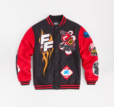 Fast & Furious Control the Drift Varsity Jacket - Black