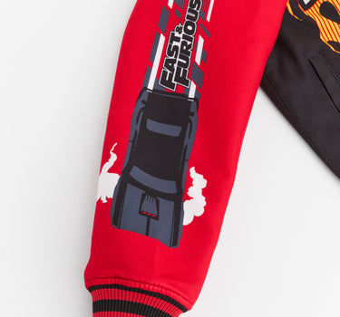 Fast & Furious Control the Drift Varsity Jacket - Black