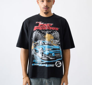 Fast & Furious One Quarter Mile Short Sleeve Tee - Black