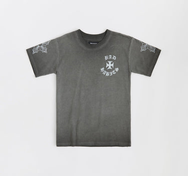 Bad Habits Short Sleeve Tee - Washed Black