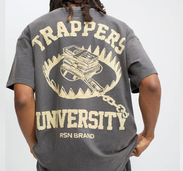 Trappers University Short Sleeve Tee - Grey