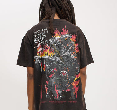 Bridges Burn Short Sleeve Tee - Black