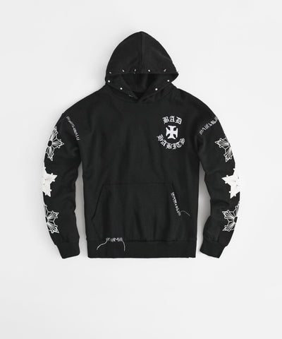 Plus Size Bad Habits Hoodie - Black