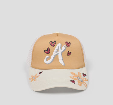 Atlanta Embroidery Trucker Hat - Khaki