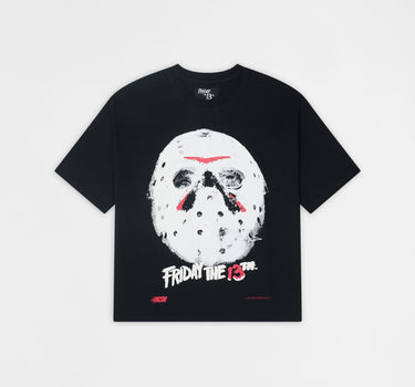 Friday The 13th Mask Tee - Black