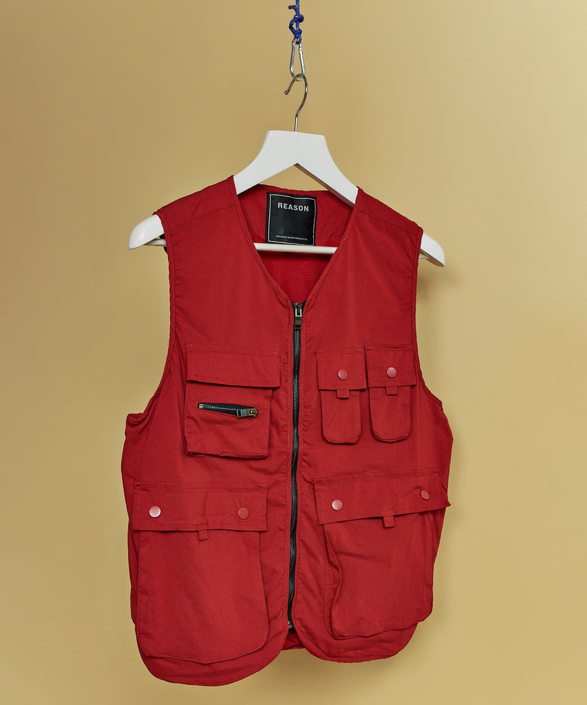 Reason Clothing Men's Luther Utility Vest