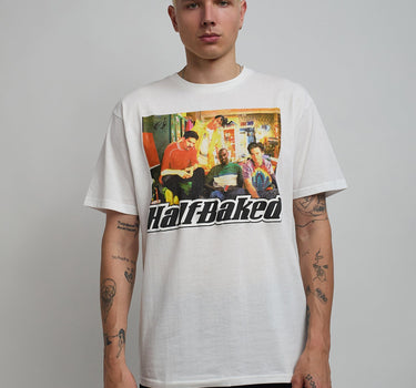 Half Baked Couch Short Sleeve Tee - White