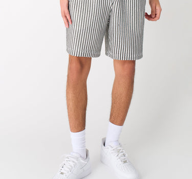 Knit Short - Black And White