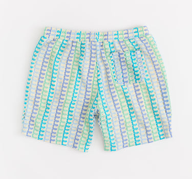 Textured Knit Short - Light Blue