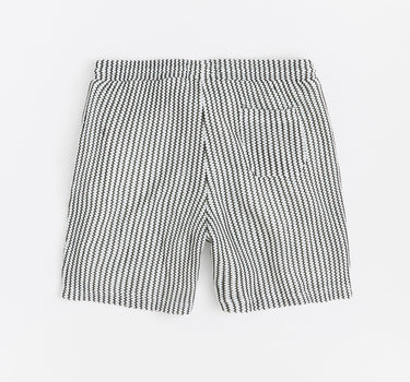 Knit Short - Black And White