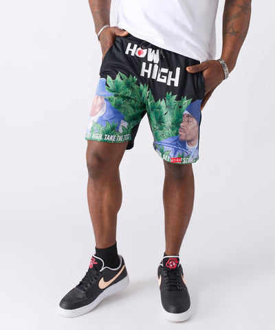 How High Mesh Short - Black
