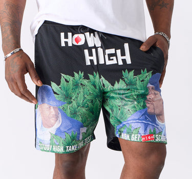 How High Mesh Short - Black
