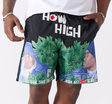 How High Mesh Short - Black