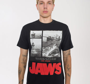 Jaws Short Sleeve Tee - Black