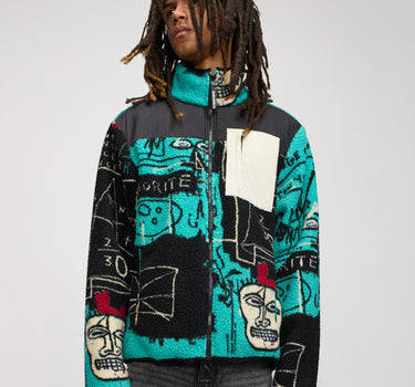 Basquiat Sherpa Fleece Jacket