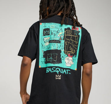 Basquiat Equals Pi Short Sleeve Tee - Black