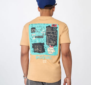 Basquiat Equal Pi Tee - Khaki