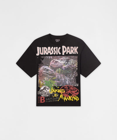 Jurassic Park Unkind To Mankind Short Sleeve Tee - Black