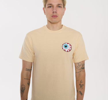 Mishka Embroidered Keep Watch Short Sleeve Tee - Khaki