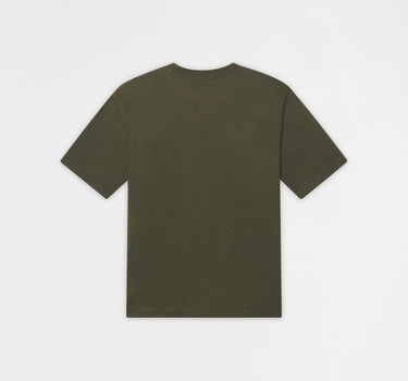 Looney Tunes Wile E Chenille Patched Short Sleeve Tee - Olive Green