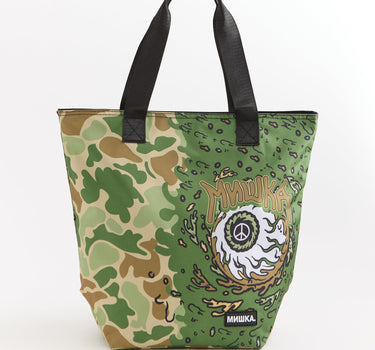 Mishka Eyeball Tote Bag - Olive Green